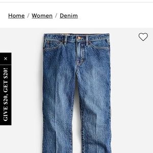NWT jcrew jrans